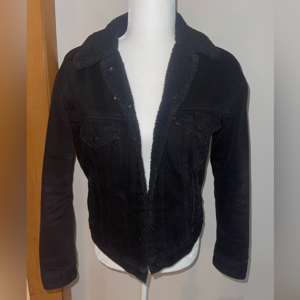 Black Winter Jean Jacket